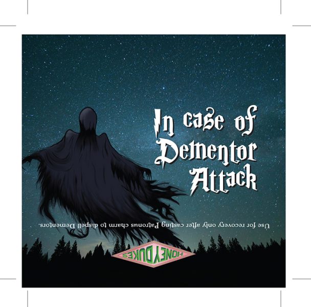 Dementor Attack chocolate bar wrapper - free printable