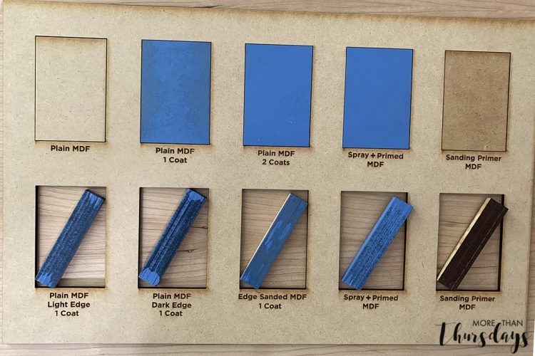 The Best Way to Paint Laser Cut MDF More Than Thursdays